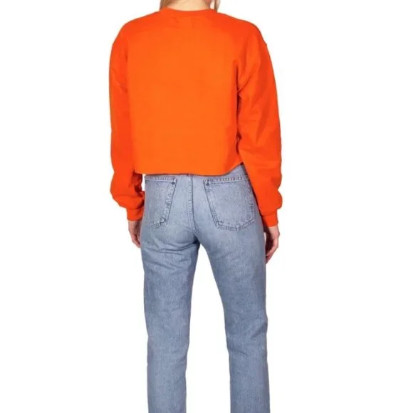 Syracuse Smile Cropped Tailgate Crewneck - Picture 3 of 5